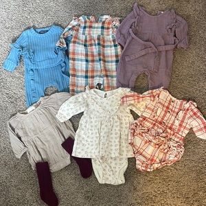 Darling bundle of 3-6 month boutique baby girl outfits
